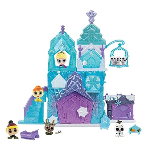 디즈니 Disney Doorables Deluxe 15-Piece Frozen Ice Palace Playset, Amazon Exclusive, by Just Play