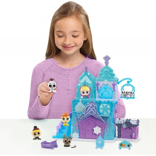 디즈니 Disney Doorables Deluxe 15-Piece Frozen Ice Palace Playset, Amazon Exclusive, by Just Play