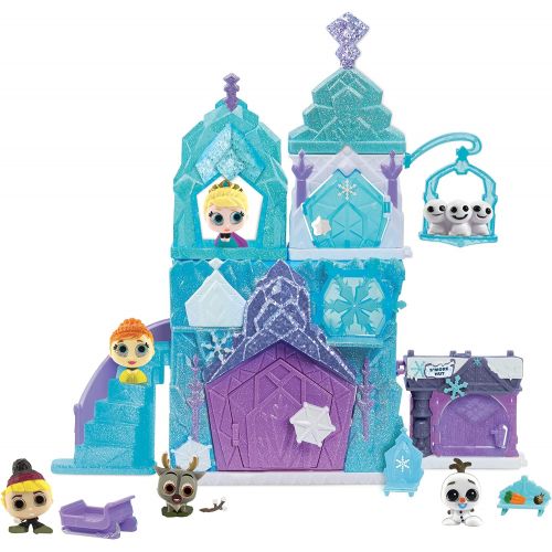 디즈니 Disney Doorables Deluxe 15-Piece Frozen Ice Palace Playset, Amazon Exclusive, by Just Play