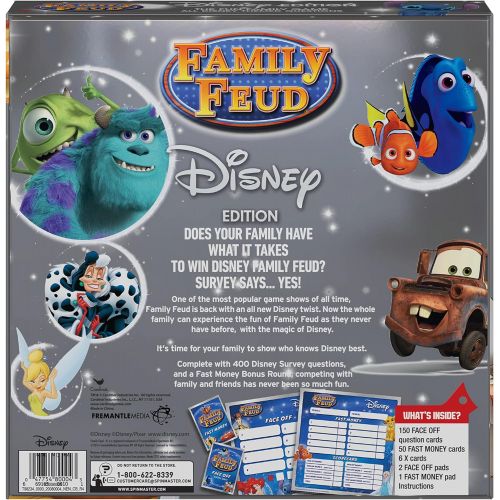 디즈니 Family Feud Disney Edition Game for Adults, Families and Kids Ages 6 and up, by Spin Master