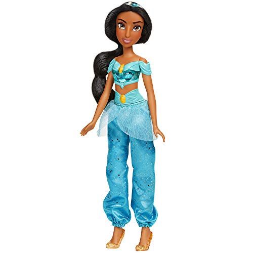 디즈니 Disney Princess Royal Shimmer Jasmine Doll, Fashion Doll with Skirt and Accessories, Toy for Kids Ages 3 and Up