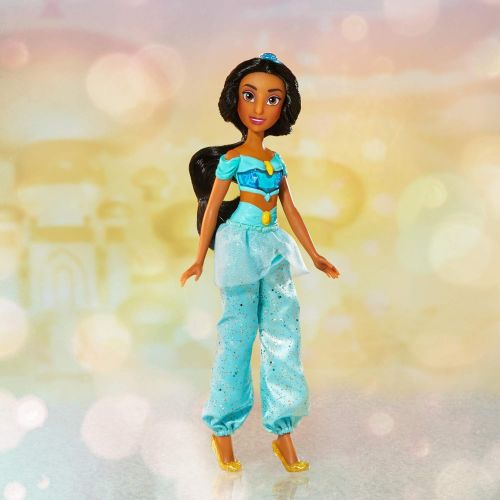 디즈니 Disney Princess Royal Shimmer Jasmine Doll, Fashion Doll with Skirt and Accessories, Toy for Kids Ages 3 and Up