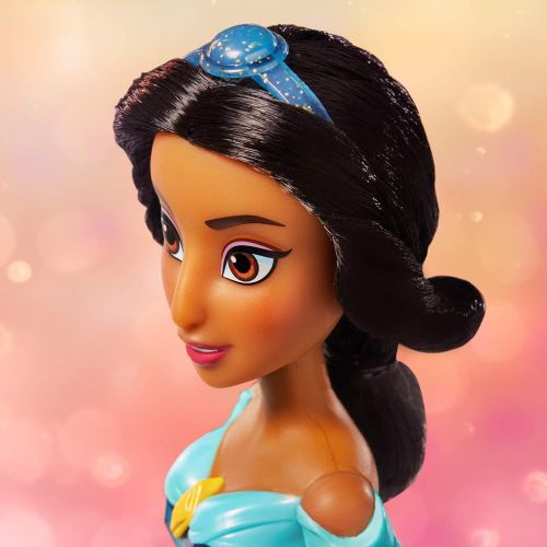 디즈니 Disney Princess Royal Shimmer Jasmine Doll, Fashion Doll with Skirt and Accessories, Toy for Kids Ages 3 and Up