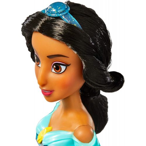 디즈니 Disney Princess Royal Shimmer Jasmine Doll, Fashion Doll with Skirt and Accessories, Toy for Kids Ages 3 and Up
