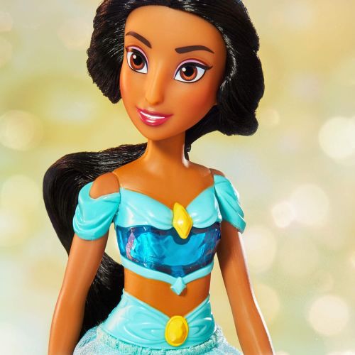 디즈니 Disney Princess Royal Shimmer Jasmine Doll, Fashion Doll with Skirt and Accessories, Toy for Kids Ages 3 and Up