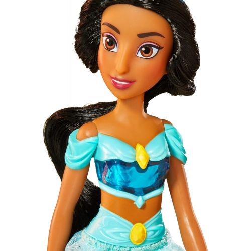 디즈니 Disney Princess Royal Shimmer Jasmine Doll, Fashion Doll with Skirt and Accessories, Toy for Kids Ages 3 and Up