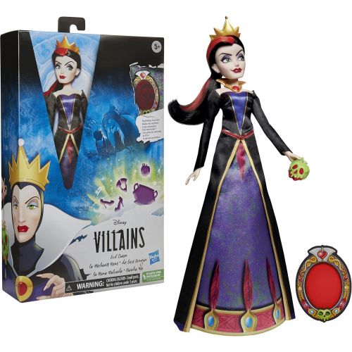 디즈니 Disney Princess Disney Villains Evil Queen Fashion Doll, Accessories and Removable Clothes, Disney Villains Toy for Kids 5 Years Old and Up