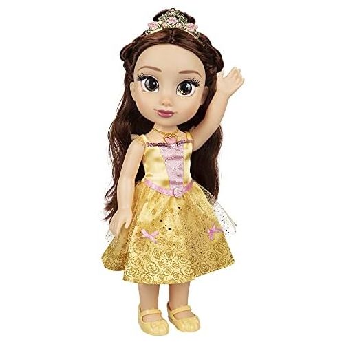 디즈니 Disney Princess Belle Doll Sing & Shimmer Toddler Doll, Sings Something There [Amazon Exclusive]