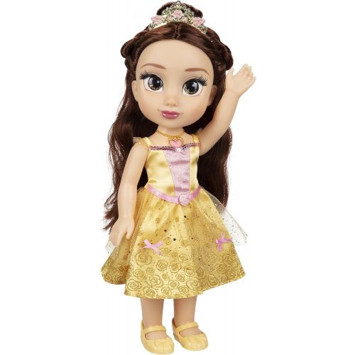 디즈니 Disney Princess Belle Doll Sing & Shimmer Toddler Doll, Sings Something There [Amazon Exclusive]