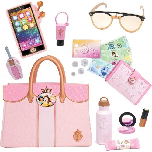 디즈니 Disney Princess Style Collection Deluxe Tote Bag & Essentials [Amazon Exclusive] , Pink