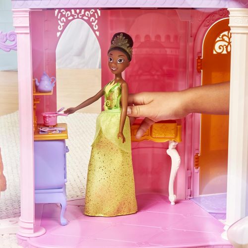 디즈니 Disney Princess Ultimate Celebration Castle, 4 Feet Tall Doll House with Furniture and Accessories, Musical Fireworks Light Show, Toy for Girls 3 and Up