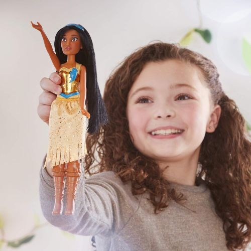 디즈니 Disney Princess Royal Collection, 12 Royal Shimmer Fashion Dolls with Skirts and Accessories, Toy for Girls 3 Years Old and Up (Amazon Exclusive), 10 inches