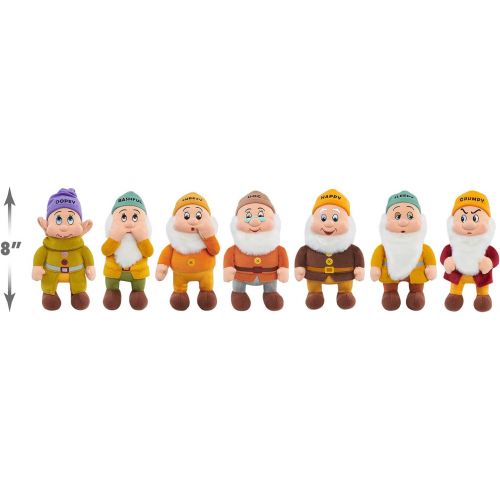 디즈니 Just Play Disney Disney Treasures from The Vault ? Seven Dwarves Plush Basic, Ages 3 Up, Multi-Color