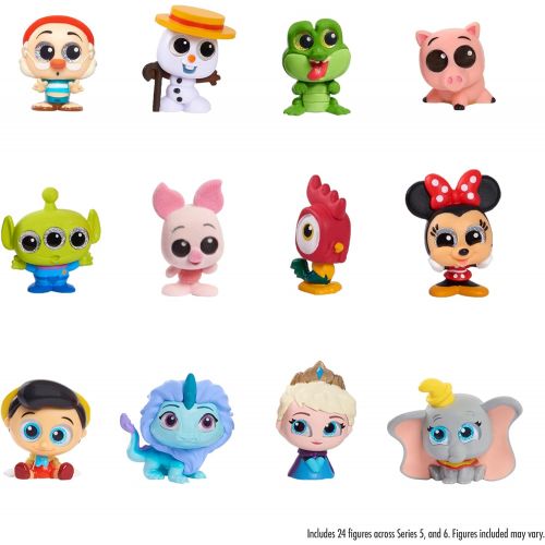 디즈니 Disney Doorables Village Peek Pack, Series 4, 5 and 6, Includes 24 Figures, Styles May Vary, Amazon Exclusive, by Just Play