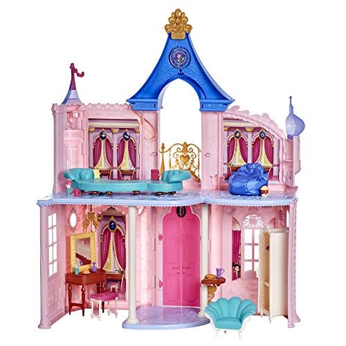 디즈니 Disney Princess Fashion Doll Castle, Dollhouse 3.5 feet Tall with 16 Accessories and 6 Pieces of Furniture (Amazon Exclusive)