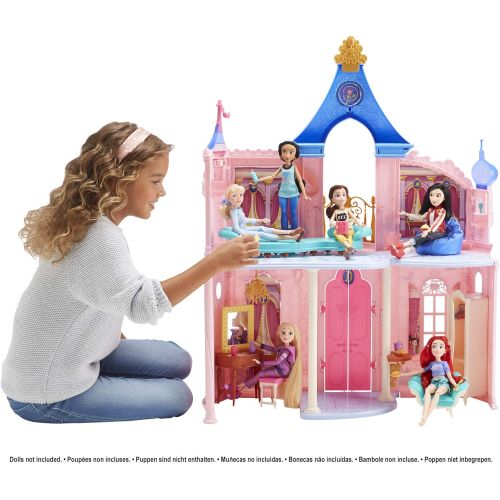 디즈니 Disney Princess Fashion Doll Castle, Dollhouse 3.5 feet Tall with 16 Accessories and 6 Pieces of Furniture (Amazon Exclusive)