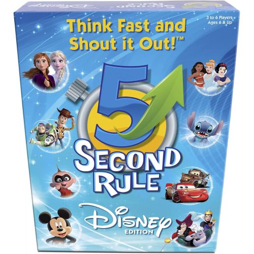 디즈니 5 Second Rule Disney Edition ? Fun Family Game About Your Favorite Disney Characters ? Ages 6+