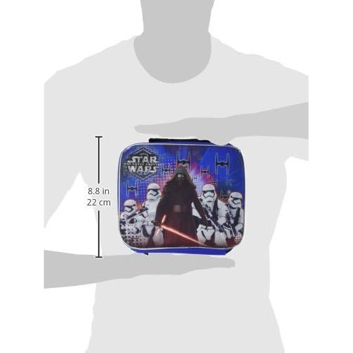 디즈니 Disney 14585 Star Wars S7COR03ZA Rectangular Lunch Bag, Blue