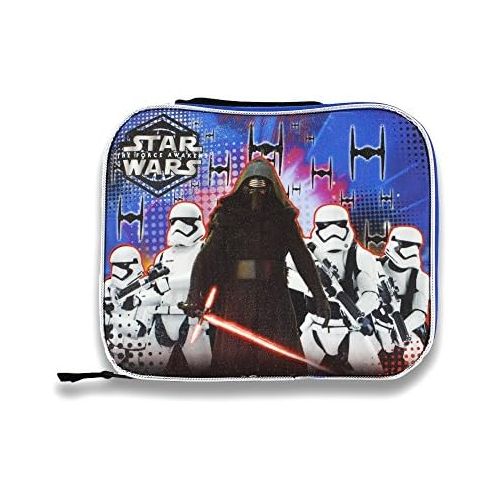 디즈니 Disney 14585 Star Wars S7COR03ZA Rectangular Lunch Bag, Blue