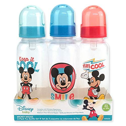 디즈니 Disney Mickey Mouse Bottle Set, 3-Pack