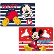 Disney 3D Placemats for Dining Table Kitchen Mat Baby Placemat 3D Placemats for Dining Table Reusable Washable 2 at Price of 1 BPA-Free Floor Mats for Kids (Mickey Mouse)