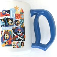 Disney Parks Limited Edition 60th Diamond Celebration 1965-1974 Decades Mary Blair style Ceramic Coffee Mug Cup