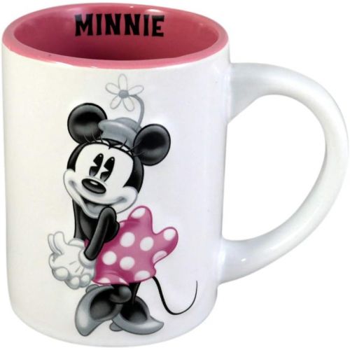 디즈니 Disney Minnie Mouse 3d Tonal Relief 14oz. Ceramic Mug