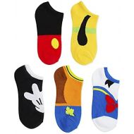 Disney womens Disney Classic 5-pack No Show Socks