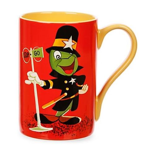디즈니 Disney Store Jiminy Cricket Record Cover Mug Coffee Cup 16 oz
