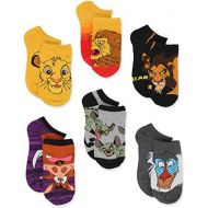 Disney The Lion King Boys Girls Teen Adults 6 pack Socks Set (9-11 Womens (Shoe: 4-10), Gold/Multi)