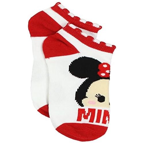 디즈니 Disney Tsum Tsum Girls Womens 6 pack Socks (Big Kid/Teen/Adult)