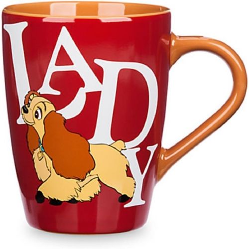 디즈니 Disney Store Lady and the Tramp Mug Coffee Cup Brown New 2016