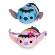 Disney Stitch and Angel Tsum Tsum Plush Hawaiian Set - Mini 3 12