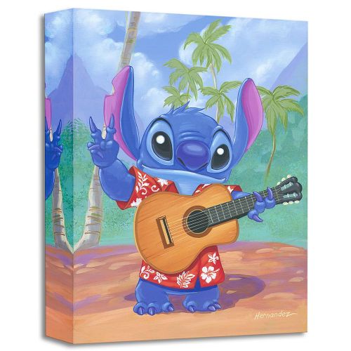 디즈니 Disney Stitch Warm Aloha Giclee by Manuel Hernandez