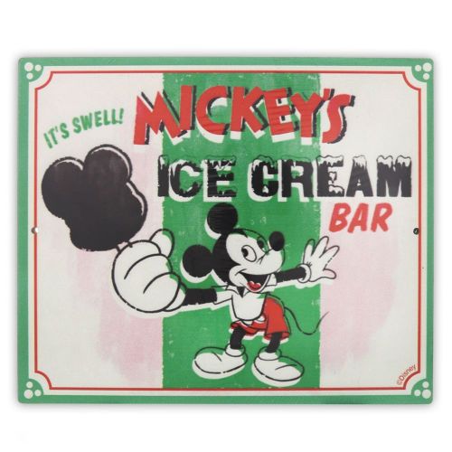 디즈니 Disney Mickeys Ice Cream Bar Wall Sign