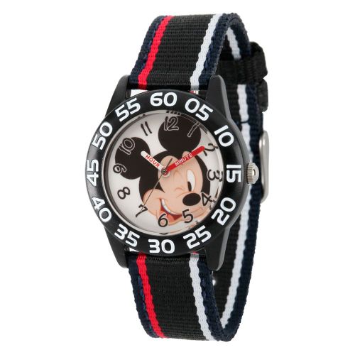 디즈니 Disney Mickey Mouse Striped Time Teacher Watch - Kids