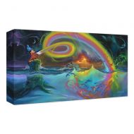 Disney Sorcerer Mickey Mouse Mickeys Magical Colors Gicle on Canvas by Jim Warren