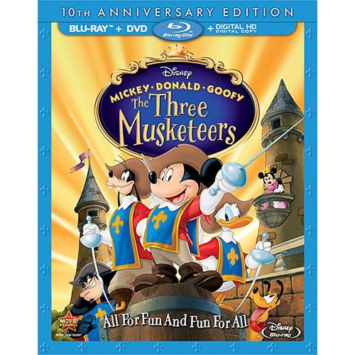 디즈니 Disney Mickey, Donald, Goofy: The Three Musketeers Blu-ray 10th Anniversary Edition