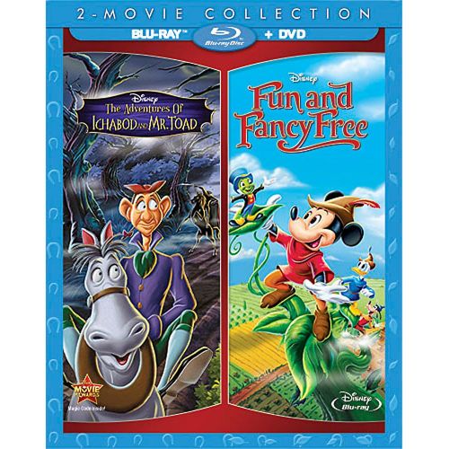 디즈니 Disney The Adventures of Ichabod and Mr. Toad + Fun and Fancy Free 2-Movie Blu-ray Collection