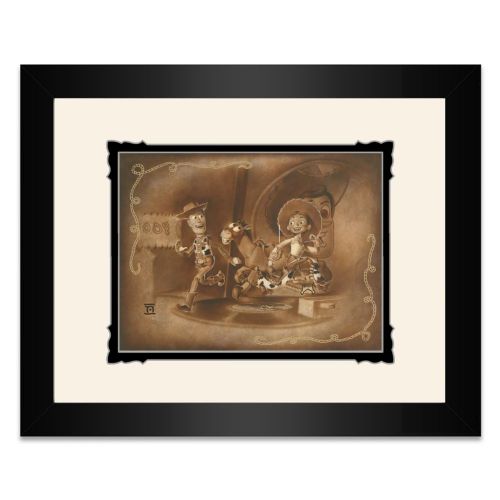 디즈니 Disney Toy Story Round Up Gang Framed Deluxe Print by Noah