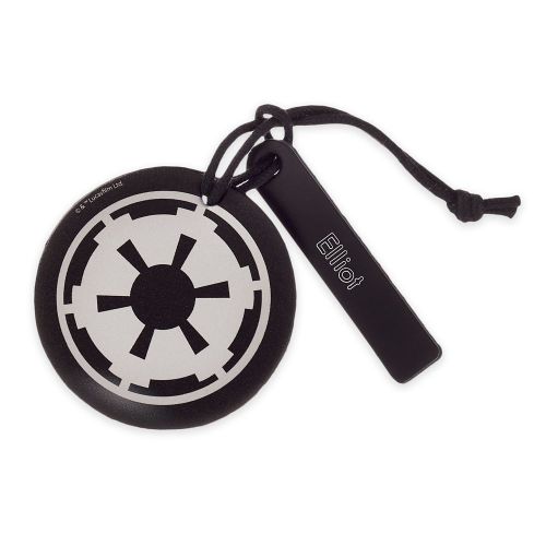 디즈니 Disney Star Wars Imperial Symbol Leather Luggage Tag - Personalizable