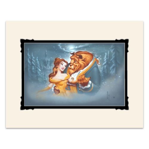 디즈니 Disney Beauty and the Beast Evening Waltz Deluxe Print by Noah