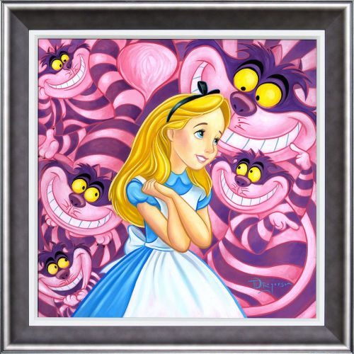 디즈니 Disney Alice in Wonderland Cheshire Way Giclee by Tim Rogerson
