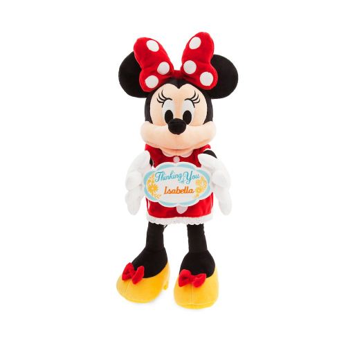 디즈니 Disney Minnie Mouse Message Plush - Medium - Thinking of You - Personalizable