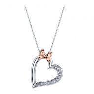 Disney Minnie Mouse Diamond Heart Necklace