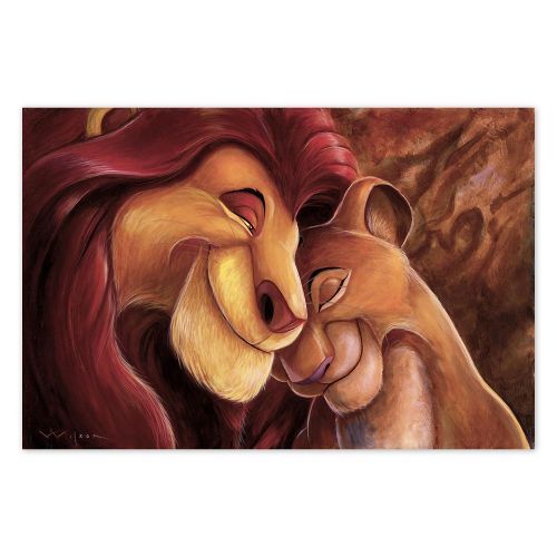 디즈니 Disney The Lion King Pride Love Everlasting Giclee by Darren Wilson