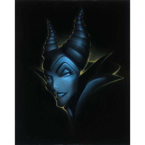 디즈니 Disney Villain Maleficent Giclee by Noah