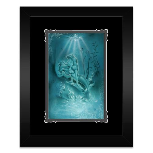 디즈니 Disney Ariel Little Mermaid Framed Deluxe Print by Noah