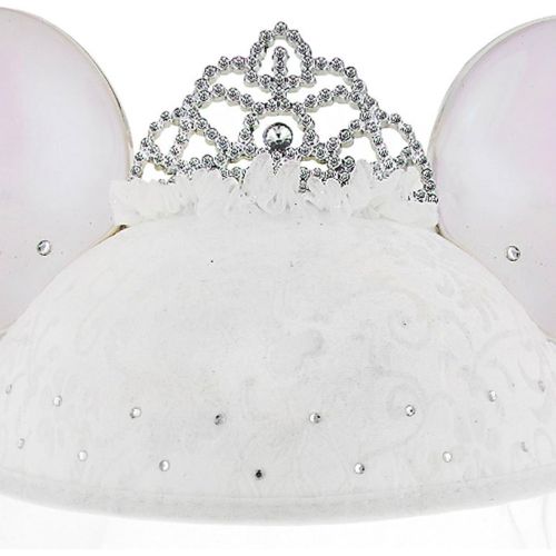 디즈니 할로윈 용품Disney Parks Exclusive Mickey Minnie Bride Ears Hat Veil