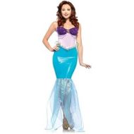 Leg Avenue Costumes Disney Undersea Ariel Halter Dress with Iridescent Organza Tail